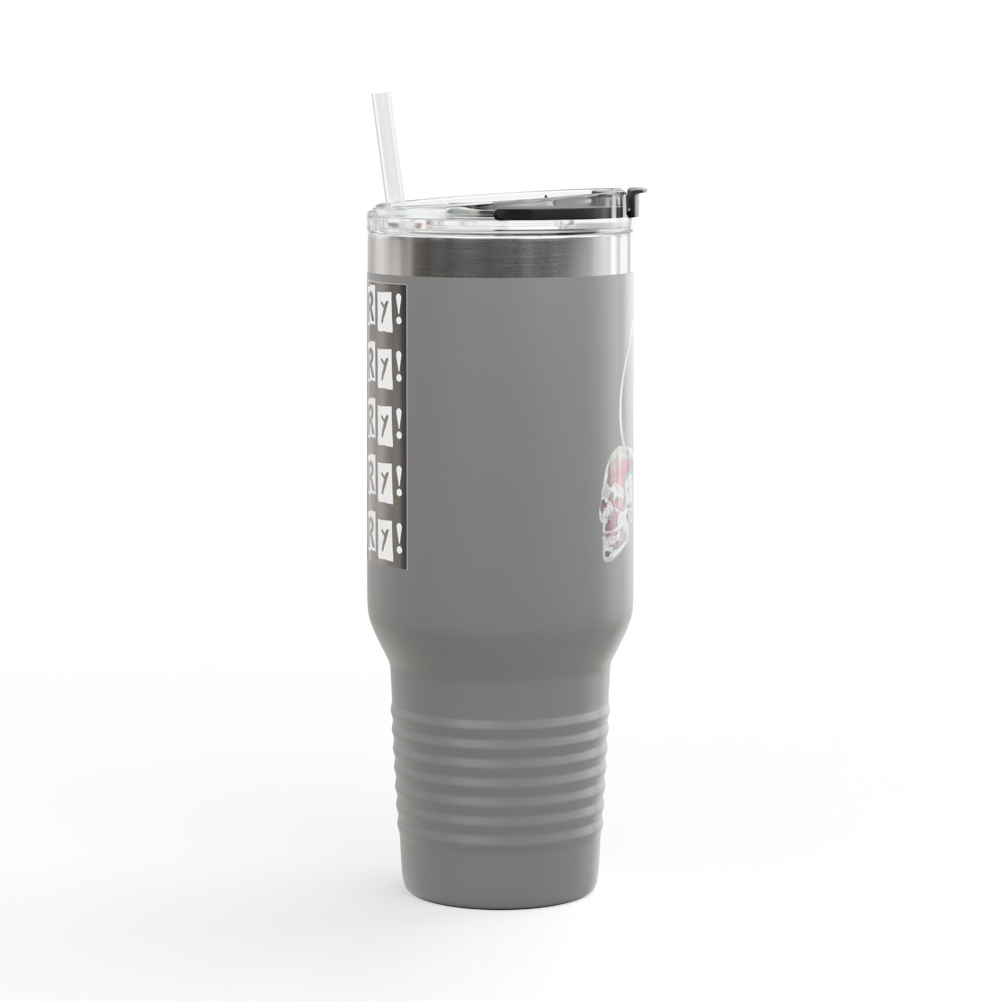 CHERRY! 40oz Insulated Travel Mug —  Double-Wall Tumbler for Commuting & Gifts