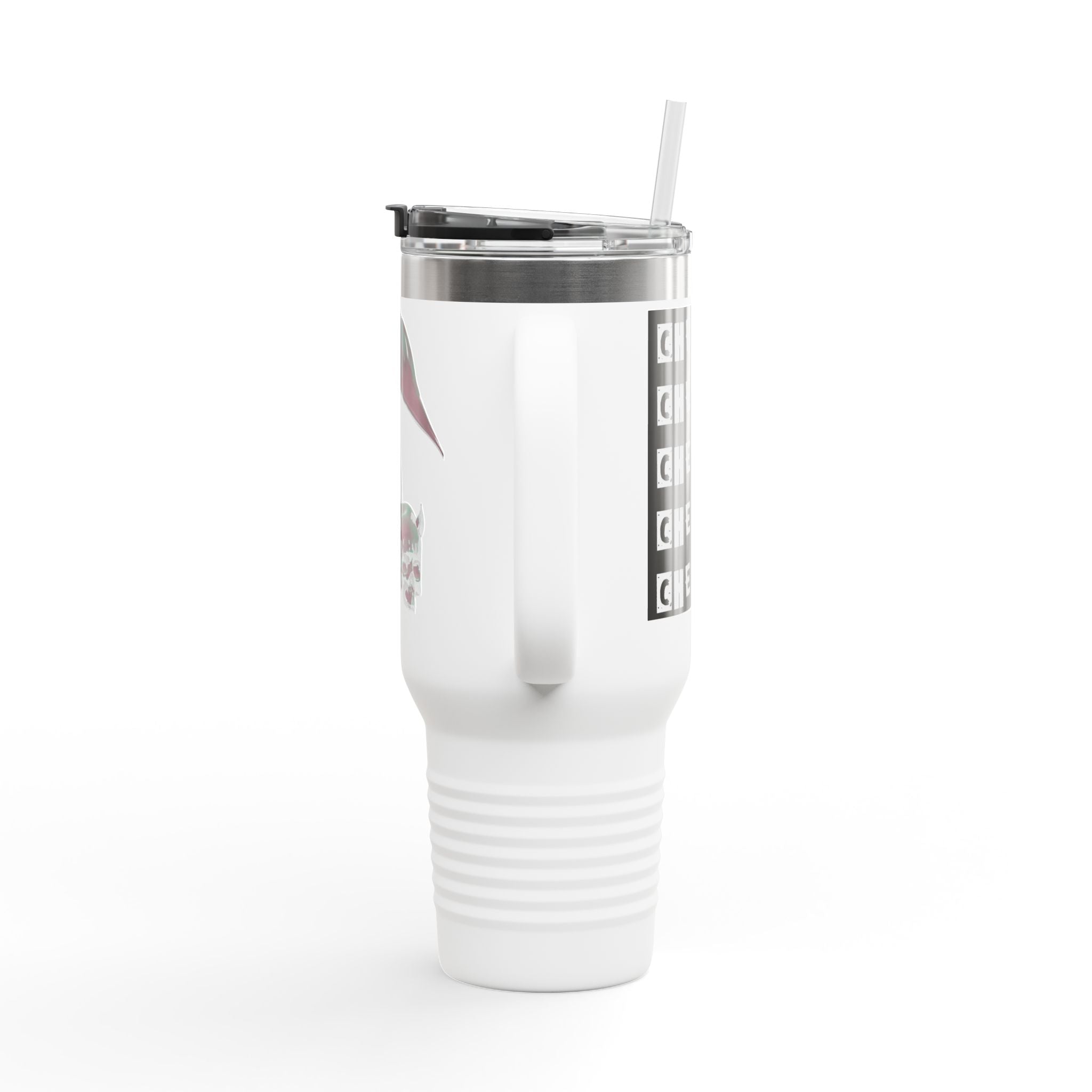 CHERRY! 40oz Insulated Travel Mug —  Double-Wall Tumbler for Commuting & Gifts